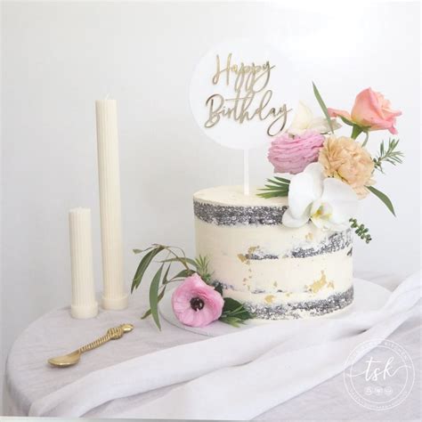 Semi Naked Cake The Sugar Kitchen