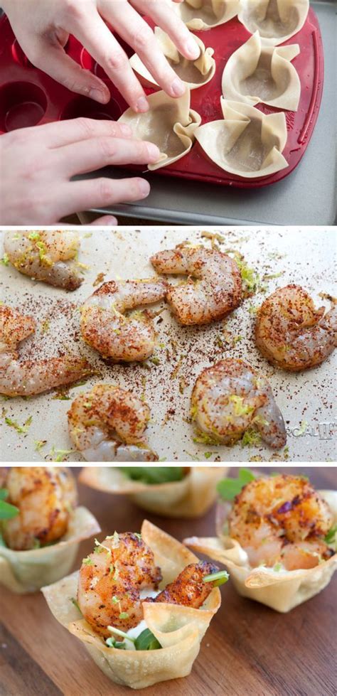 Chili Lime Baked Shrimp Cups Recipe Perfect Appetizers Recipes