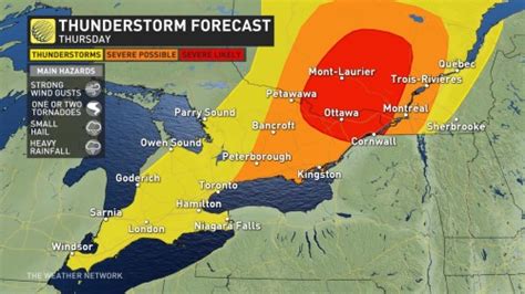 The Weather Network Ontario Warnings Issued As Strong Storms Blossom