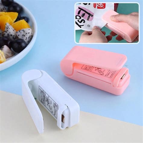 Snack Sealing Machine, Candy-colored Plastic Sealer, Mini Home Sealing