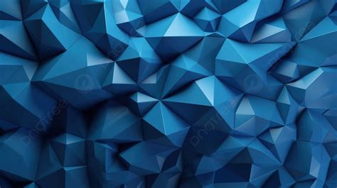 Hermoso Fondo Azul Con Forma De Polígono Triangular Fondo De Mosaico