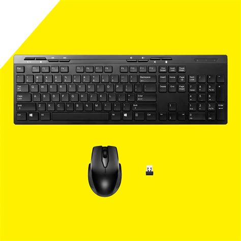 Best Buy Essentials Full Size Wireless Membrane Keyboard And Mouse