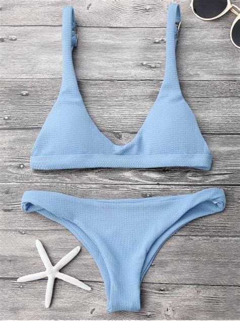 IntimateLustFashion Low Waisted Padded Scoop Bikini Set BRIGHT