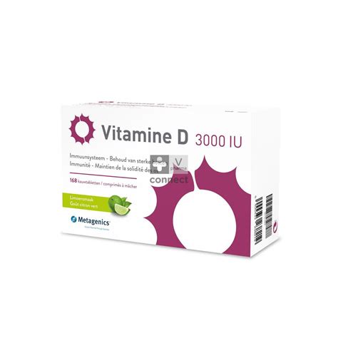 Metagenics Vitamine D 3000 IU 168 Tabletten