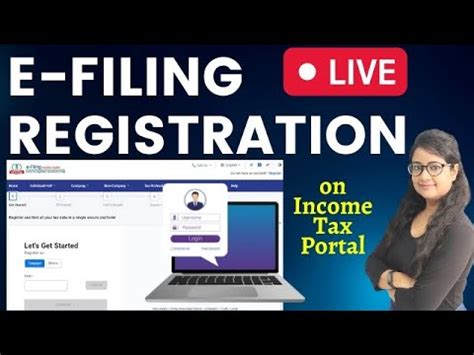 How To Register For E Filing On Income Tax Portal Income Tax