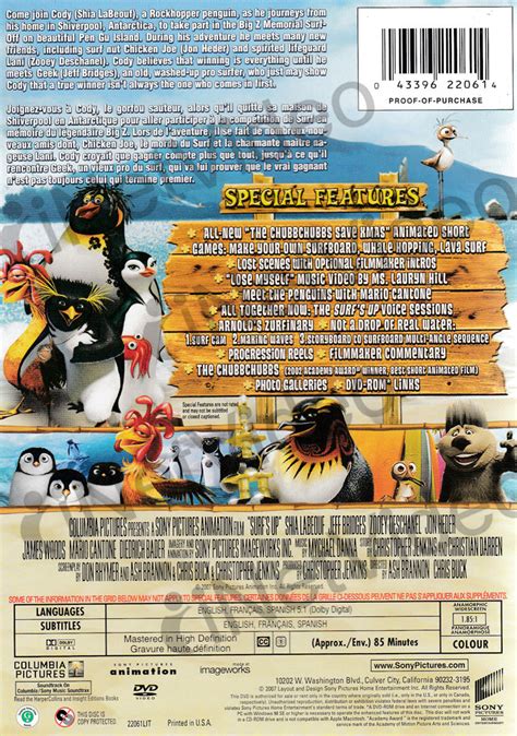 Surf s Up (Widescreen Special Edition) (Bilingual) on DVD Movie