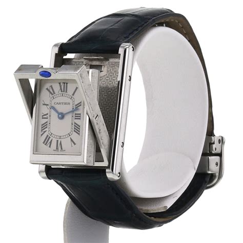 Orologio Da Polso Cartier Tank Basculante Collector Square