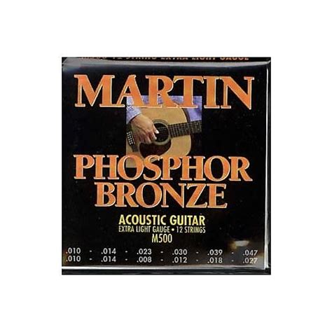 Martin M Phosphor Bronze String Acoustic Guitar Strings Reverb