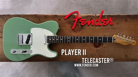 Fender Player Ii Telecaster Birch Green Tone Master Pro Youtube