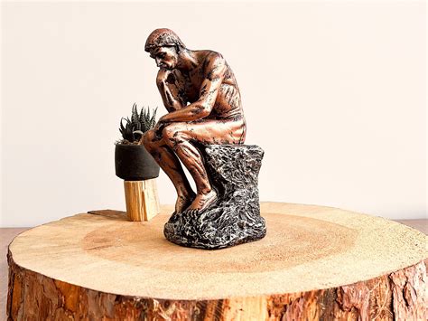 Bronze Thinker Statue the Thinker Sculpture Painter Statue - Etsy