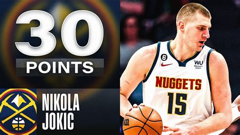 Nikola Jokic S Triple Double In Nuggets W Pts Reb Ast