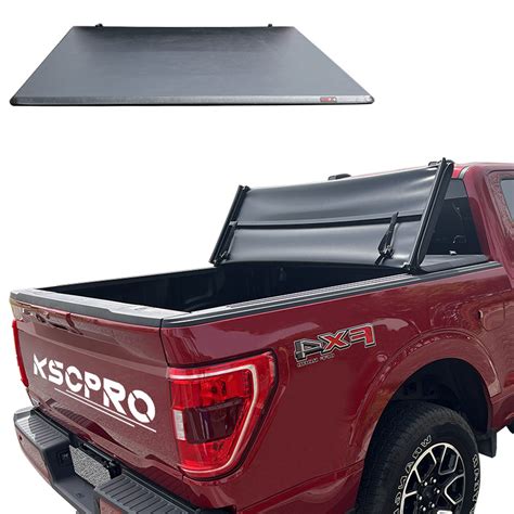 Kscpro Soft Tri Fold Truck Bed Tonneau Pickup Cover For Chevy Silverado Gmc Sierra 2020 2023