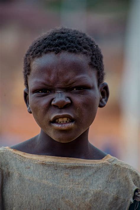 boy making face  stock photo