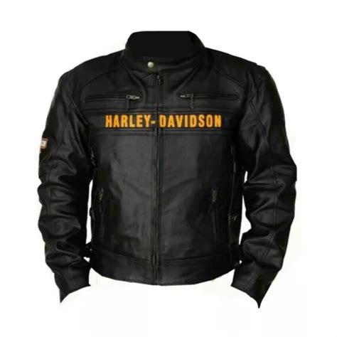 Men S Harley Davidson Motorcycle Vintage Biker Distressed Real Leather