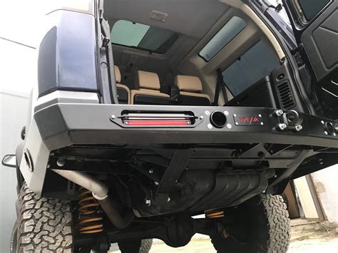 Land Rover Discovery D2 Rear Long Bumper With Led Lights