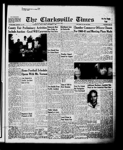 The Clarksville Times (Clarksville, Tex.), Vol. 88, No. 34, Ed. 1
