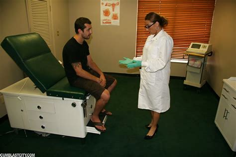 Naughty Busty Doctor With Pierced Nipples Gives A Sensual Handjob Porn Pictures XXX Photos Sex