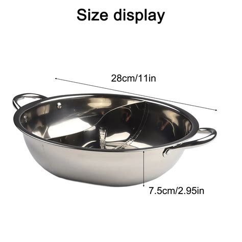 Cm Stainless Steel Divided Hot Pot Leccio Small Improvements In Life