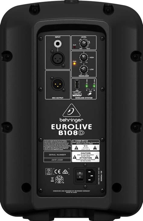 Behringer B108D EUROLIVE aktív hangfal - BBstudio