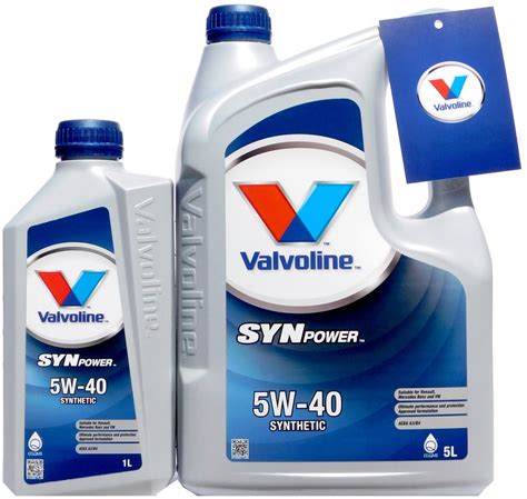 VALVOLINE SynPower 5W40 6L ORYGINAŁ API SN CF ACEA A3 B4 872382