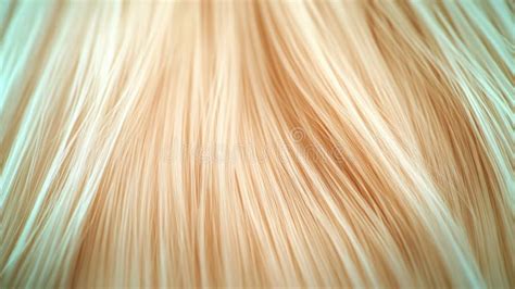 Silky Strands Of Blonde Hair Create A Mesmerizing Wave Pattern AI Stock Photo Image Of