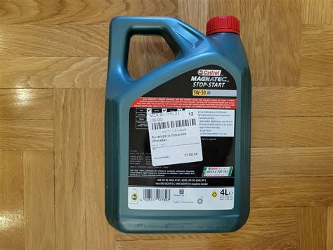 Моторное масло Castrol Magnatec Dualock 5W-30 A5 4 л 15CA3B — купить по ...