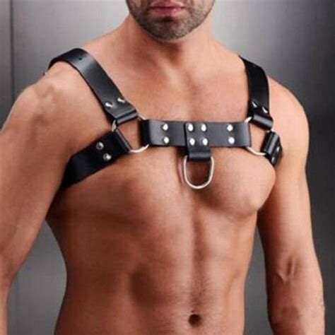 Bustier corset Harnais en cuir réglable pour hommes Lingerie ceinture pour hommes vêtements