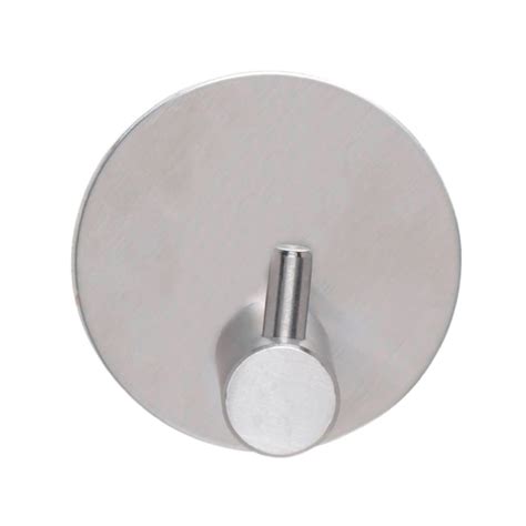 Крючок для венка, 4 см, на липучке, сталь, круглый, серебристый, Hook ...