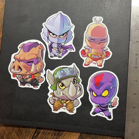 Chibi Foot Clan Sticker Set The Red J Art Store