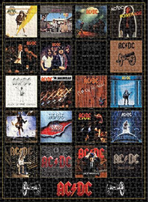 Jigsaw puzzle Entertainment Music AC DC Album Covers 1000 piece NEW | eBay