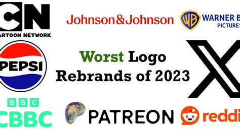 Worst Logo Rebrands Of 2023 YouTube