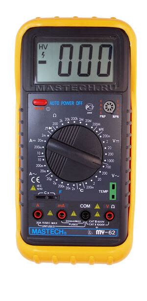 Мультиметр Mastech MY62 купить по выгодной цене с доставкой по Москве и ...