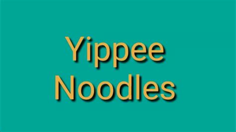 How To Make Yippee Noodles Youtube