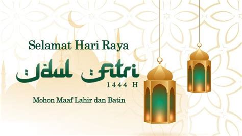 Poster Ucapan Selamat Hari Raya Idul Fitri Untuk Dibagikan Ke