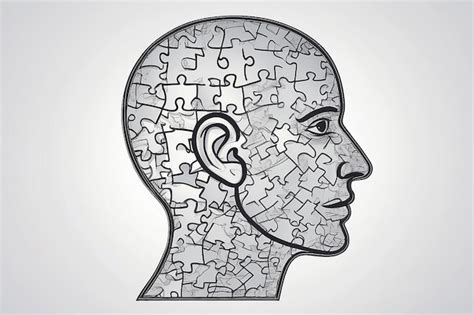 Premium Photo Human Head Profile And Jigsaw Puzzle Cognitive