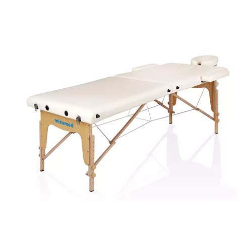 Массажный складной стол Mizomed Standart 2 крем – купить за 15900 руб ...