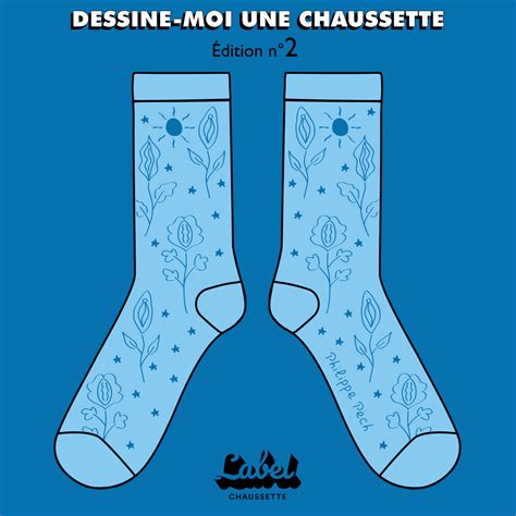 Dessin Pour Un Design De Chaussettes Philippe Pech