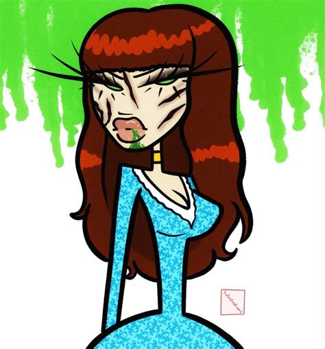 Baddietober Day 29 Regan Macneil Girls Cartoon Art Cartoon Girl
