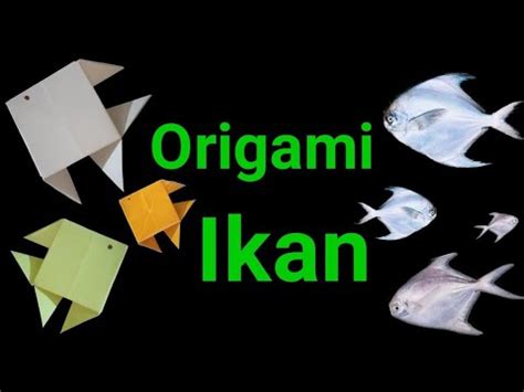 Cara Membuat Origami Ikan Imut Banget Cute Fish Origami Tutorial On