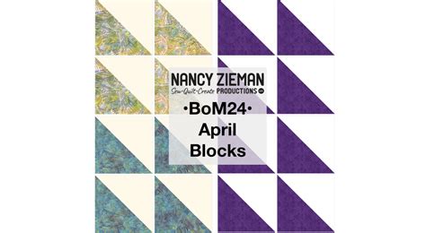 Nancy Zieman The Blog April Nzp Block Of The Month