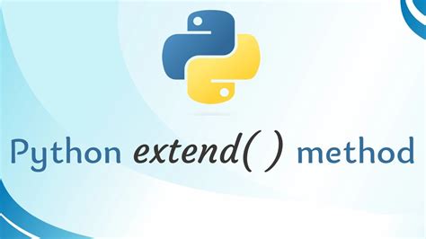 List Extend Method In Python Python Pythonlists Youtube