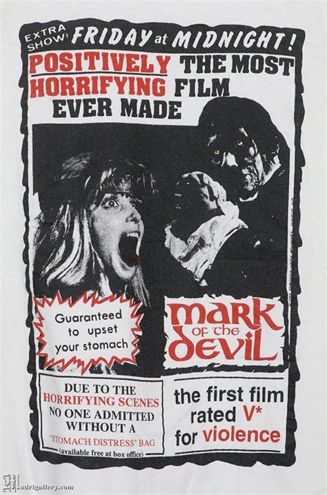 Mark Of The Devil Vintage Rare T Shirt Soft White Te Gem