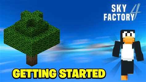 Getting Started Modded Minecraft Survival Skyfactory 4 Episode 1