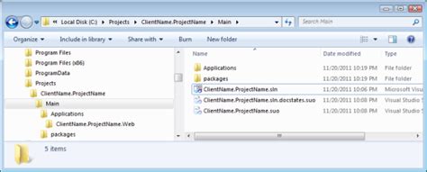 Recommendations For Setting Up A Visual Studio Solution For Tfs Imar