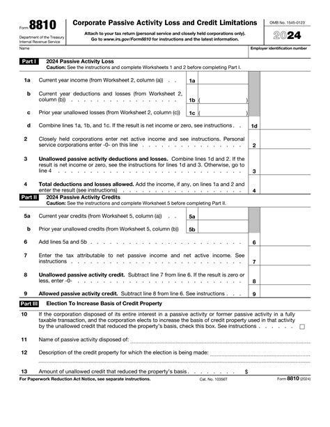 Form 8810 2024-2025 - Fill Official Forms Online