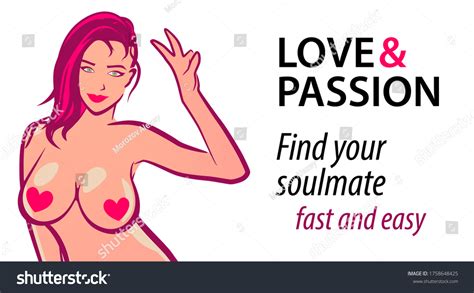 Nude Girl Topless Big Boobs Showing Stock Vector Royalty Free Shutterstock