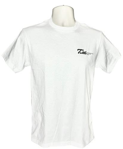 Tuttle Guitars T Shirt In White Tuttle Guitars