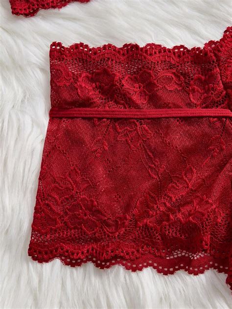 New Flower Lace Sexy Sexy Lingerie Suit Open Crotch Demulted Free Temptation Sexy Underwear For