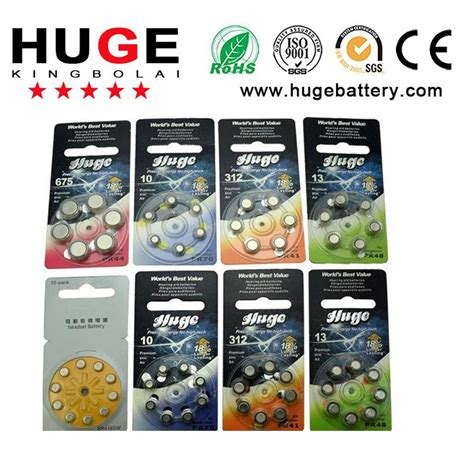 8PCS Blister Package Zinc Air Battery/Hearing Aid Battery (A10/A13/A312 ...