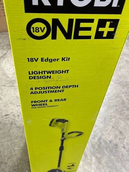 Ryobi 18v Edger Kit In Box Earls Auction Company